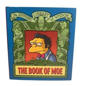 Rare The Book Of Moe From The Simpsons Library Of Wisdom Hardcover 2008 Edition